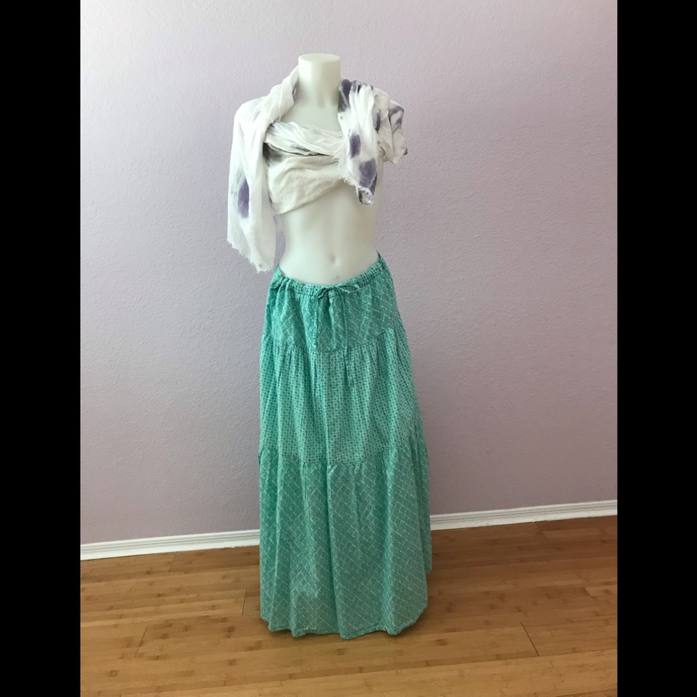 J jill cotton summer skirt